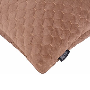 Nera Velvet Brown Kissenbezug | 45x45 cm | Polyester