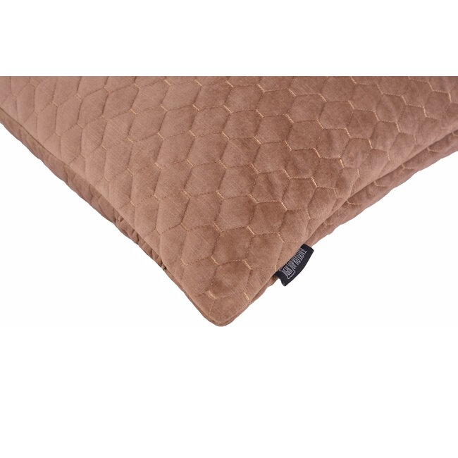 Sierkussen Nera Velvet Brown | 45 x 45 cm | Polyester