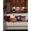 Sierkussen Velvet Swirl Goudbruin/Terracotta | 30 x 50 cm | Polyester