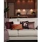 Velvet Swirl Goldbraun / Terrakotta Kissenbezug | 30x50 cm | Polyester