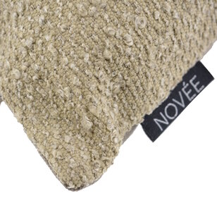 Malibu SunsetTaupe/Khaki - Outdoor Kissenbezug | 30x50 cm | Bouclé/PP