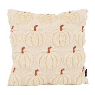 Furry Pumpkin Beige Kissenbezug | 45x45 cm | Polyester