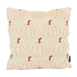 NOVÉE Furry Pumpkin Beige | 45 x 45 cm | Kussenhoes | Polyester