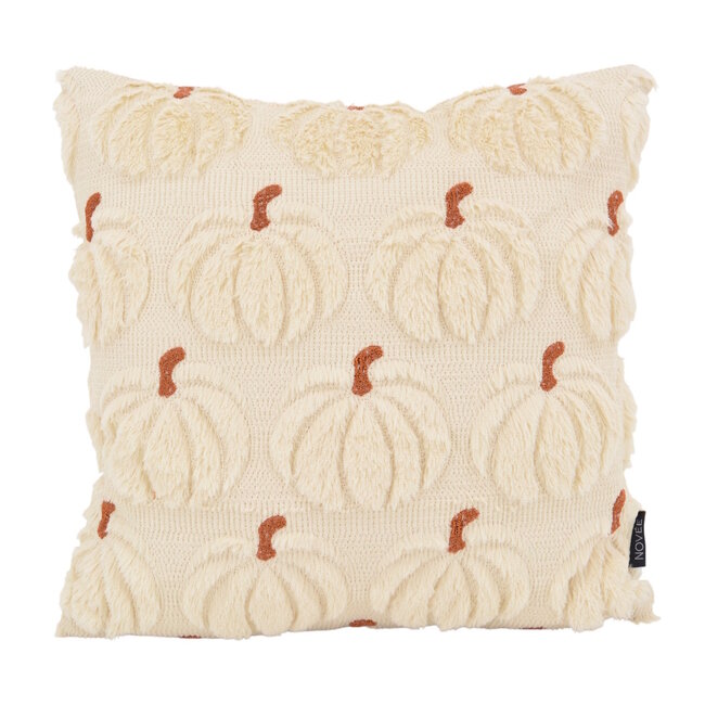 Sierkussen Furry Pumpkin Beige | 45 x 45 cm | Polyester