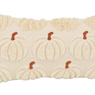 Sierkussen Furry Pumpkin Beige | 30 x 50 cm | Polyester