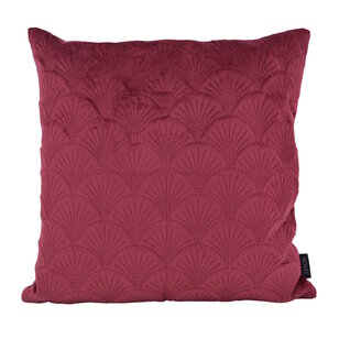 Velvet Shell Bordeaux Kissenbezug | 45x45 cm | Samt/Polyester