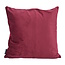 Velvet Shell Bordeaux Kussenhoes | 45x45 cm | Velvet/Polyester