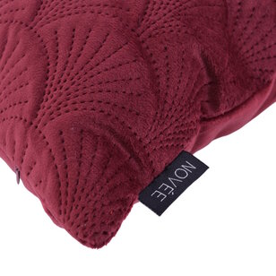 Sierkussen Velvet Shell Bordeaux | 45 x 45 cm | Velvet / Polyester