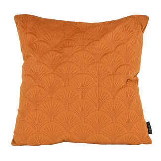 NOVÉE Sierkussen Velvet Shell Terracotta | 45 x 45 cm | Velvet / Polyester