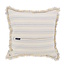 Yuna Stripe Blau Kissenbezug | 45x45 cm | Baumwolle/Leinen