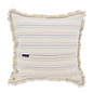 Yuna Stripe Blauw Kussenhoes | 45x45 cm | Katoen/Linnen