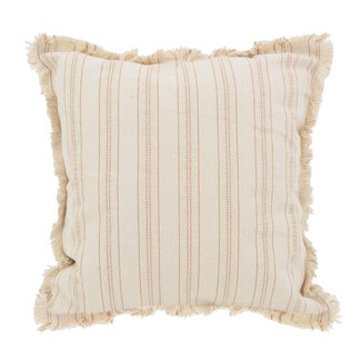 NOVÉE Yuna Stripe Beige | 45 x 45 cm | Kussenhoes | Katoen/Linnen