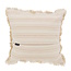 Yuna Stripe Beige | 45 x 45 cm | Kussenhoes | Katoen/Linnen
