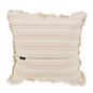 Yuna Stripe Beige Kissenbezug | 45x45 cm | Baumwolle/Leinen