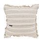 Yuna Stripe Schwarz Kissenbezug | 45x45 cm | Baumwolle/Leinen