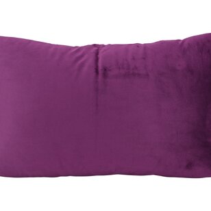 Velvet Swirl Pistache/Aubergine Kissenbezug | 30x50 cm | Polyester