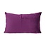 Velvet Swirl Pistache/Aubergine Kussenhoes | 30x50 cm | Polyester