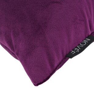 Velvet Swirl Pistache/Aubergine Kussenhoes | 30x50 cm | Polyester