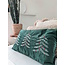 Velvet Tree Groen | 30 x 50 cm | Kussenhoes | Fluweel/Polyester