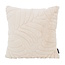 NOVÉE Furry Leaves Ecru Kussenhoes | 45x45 cm | Polyester