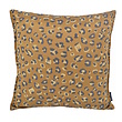 Jacquard Leopard Gold/Brown Kussenhoes | 45x45 cm | Polyester