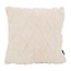 Furry Cross Crème Kussenhoes | 45x45 cm | Polyester