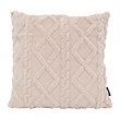 Furry Cross Beige Kussenhoes | 45x45 cm | Polyester