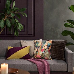 Kentya Beige Kussenhoes | 45x45 cm | Polyester