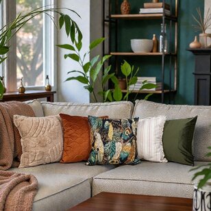 Velvet Olijfgroen Kussenhoes | 45x45 cm | Polyester