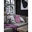 Velvet Silver Panter Kussenhoes | 45x45 cm | Velvet/Polyester