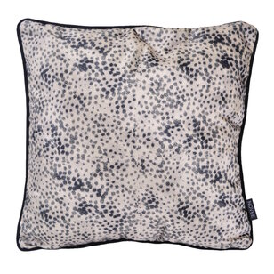 Velvet Silver Panter Kussenhoes | 45x45 cm | Velvet/Polyester
