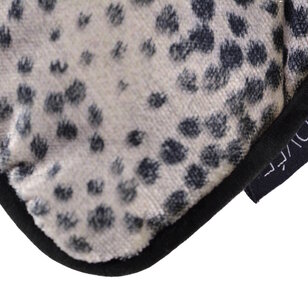 Sierkussen Velvet Silver Panter | 45 x 45 cm | Velvet/ Polyester