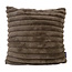 Rosie Rib Bruin Kussenhoes | 45x45 cm | Polyester