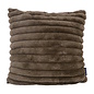 Rosie Rib Bruin Kussenhoes | 45x45 cm | Polyester