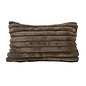 Sierkussen Rosie Rib Bruin | 30 x 50 cm | Polyester