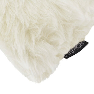 Furry Velvet Crème Kussenhoes | 30x50 cm | Velvet/Polyester