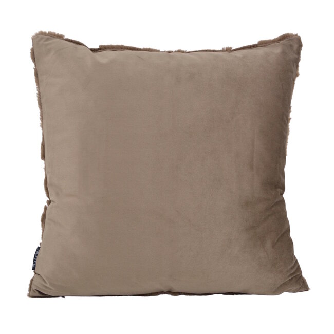 Furry Plant Bruin | 45 x 45 cm | Kussenhoes | Polyester