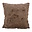 NOVÉE Sierkussen Furry Plant Bruin | 45 x 45 cm | Polyester