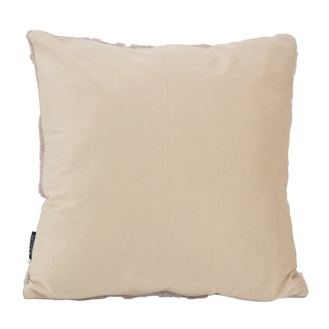Sierkussen Furry Plant Beige | 45 x 45 cm | Polyester
