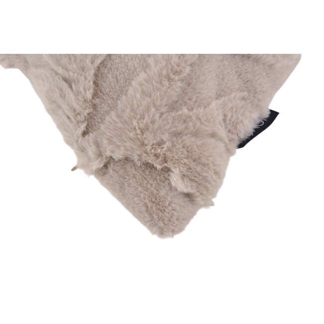 Sierkussen Furry Plant Beige | 45 x 45 cm | Polyester
