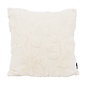 Sierkussen Furry Plant Crème | 45 x 45 cm | Polyester