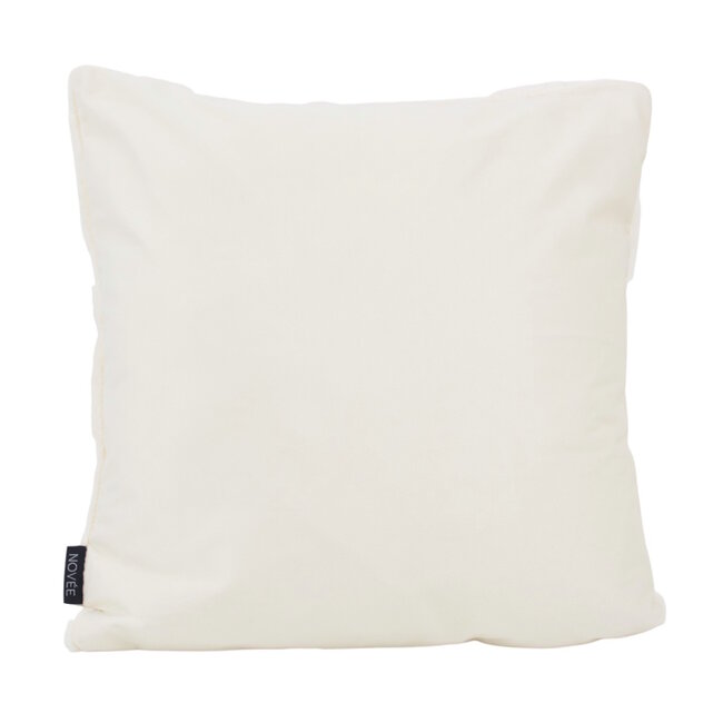 Sierkussen Furry Plant Crème | 45 x 45 cm | Polyester