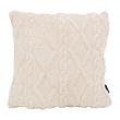 Sierkussen Furry Cross Crème | 45 x 45 cm | Polyester