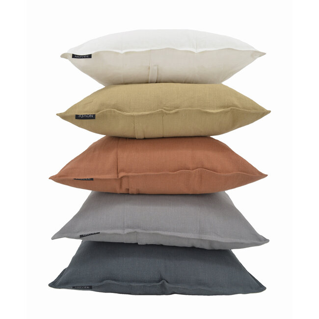 Washed Linen Beige | 45 x 45 cm | Kussenhoes | Katoen/Linnen