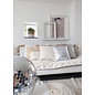 Sierkussen Shiny Glitter Silver | 45 x 45 cm | Polyester