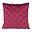 NOVÉE Velvet Cross Wijnrood Kussenhoes | 45x45 cm | Velvet/Polyester
