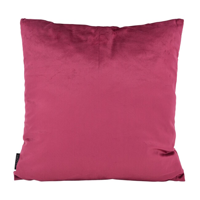 Velvet Cross Wijnrood | 45 x 45 cm | Kussenhoes | Velvet/Polyester