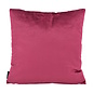 Sierkussen Velvet Cross Wijnrood | 45 x 45 cm | Polyester