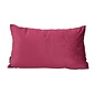 Sierkussen Velvet Cross Wijnrood | 30 x 50 cm | Polyester