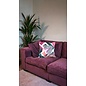 Sierkussen Velvet Butterfly #2 | 45 x 45 cm | Velvet/Polyester